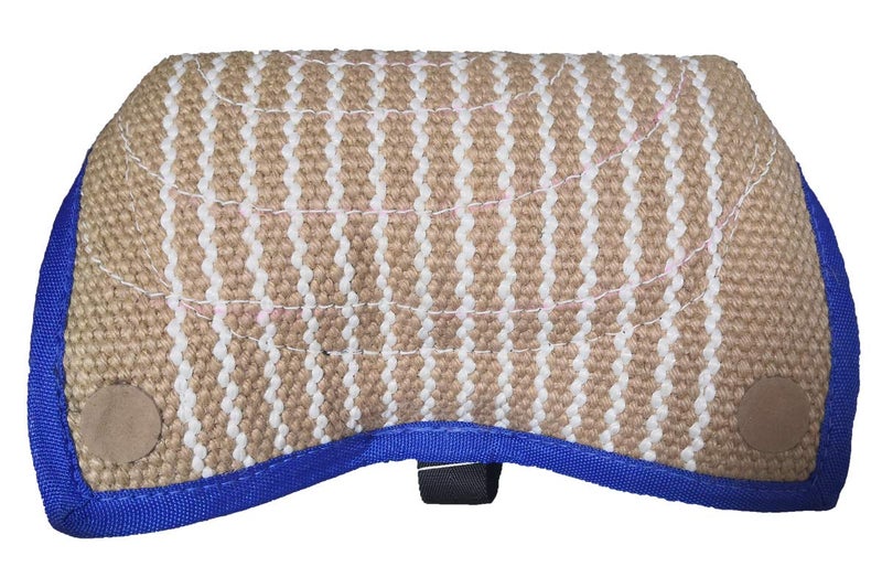 Tealover Dog Bite Pillow Wedge 2 Handles Interactive for Puppies Young Dogs Training Playing Fetching Games - Image 1